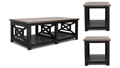 X Squared II 3-Piece Occasional Set