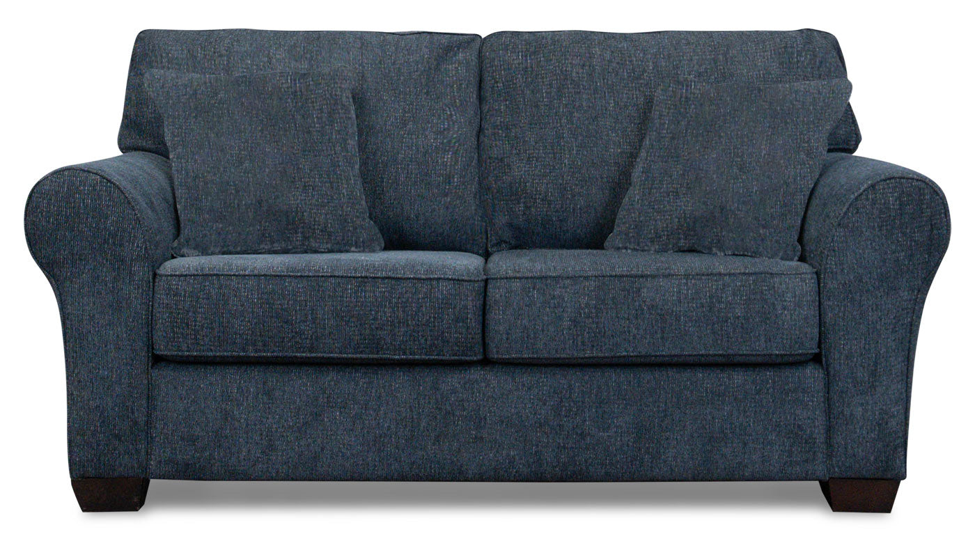 Aubrey Navy Loveseat