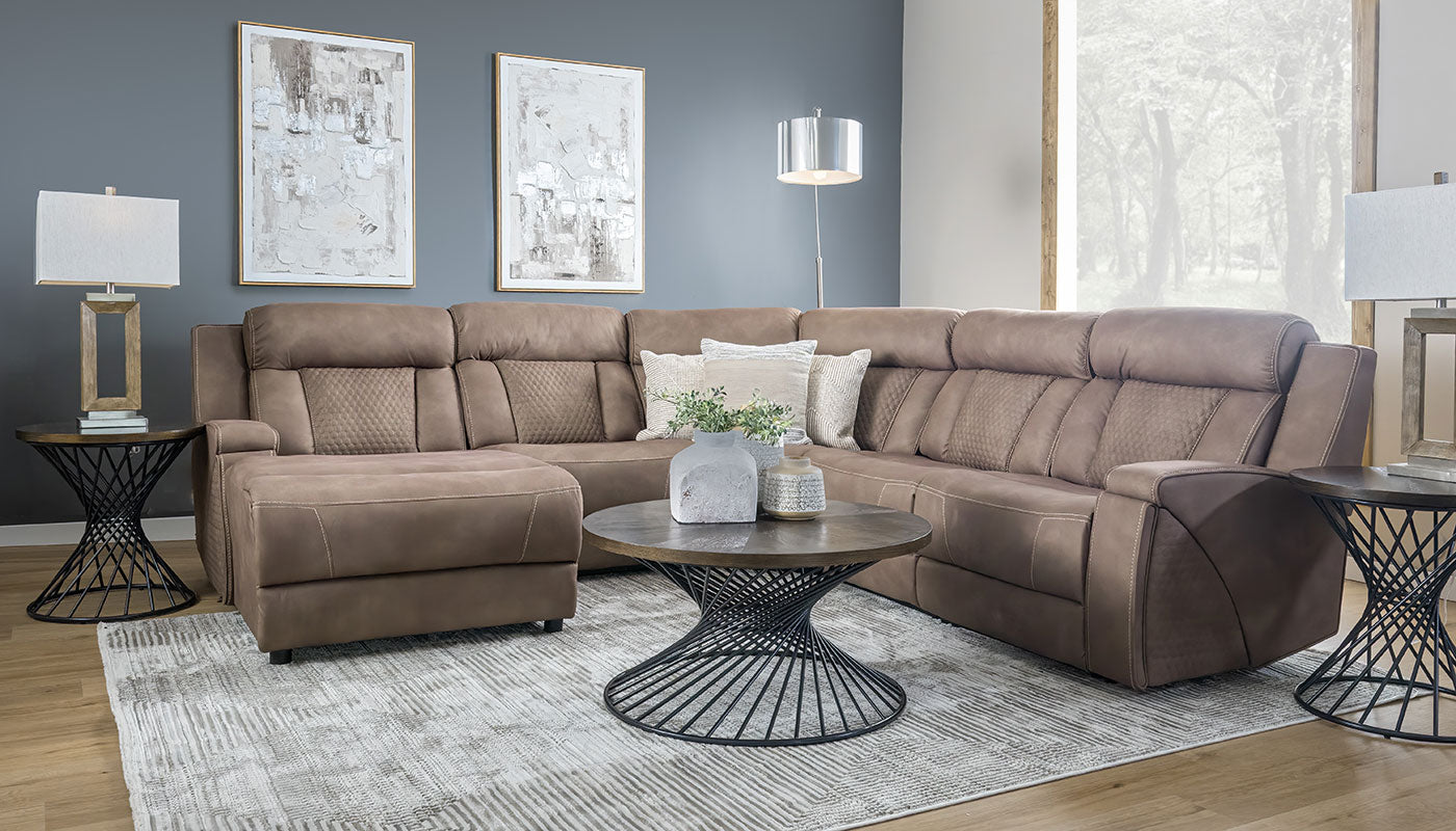 Chadwick Reclining Sectional with Chaise