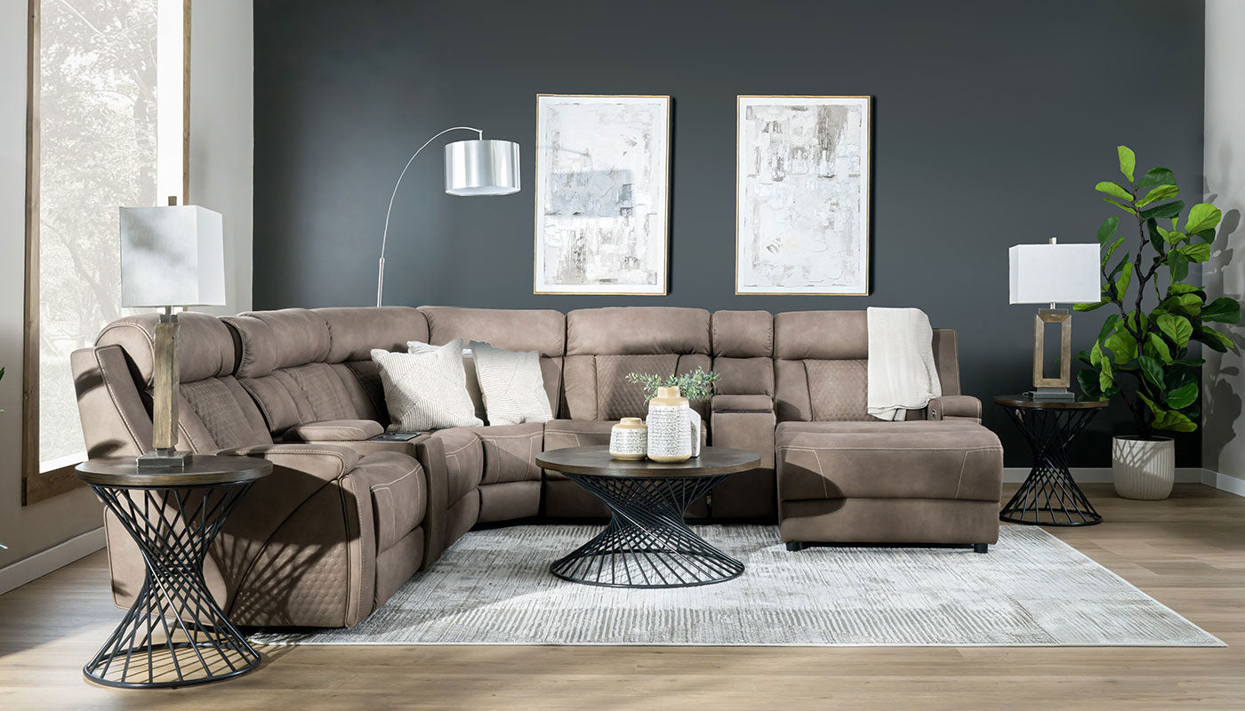 Chadwick Reclining Sectional with Chaise