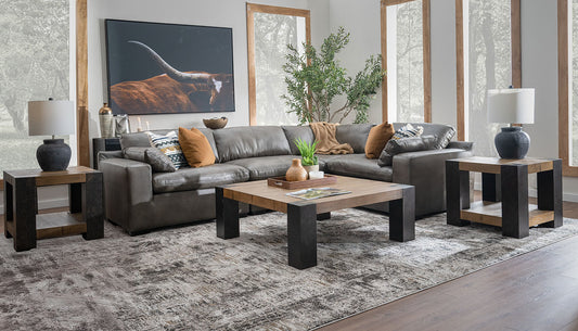 City Limits II Leather Sectional