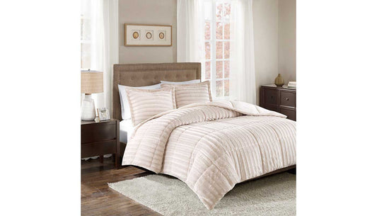 Duke Faux Fur Comforter Set