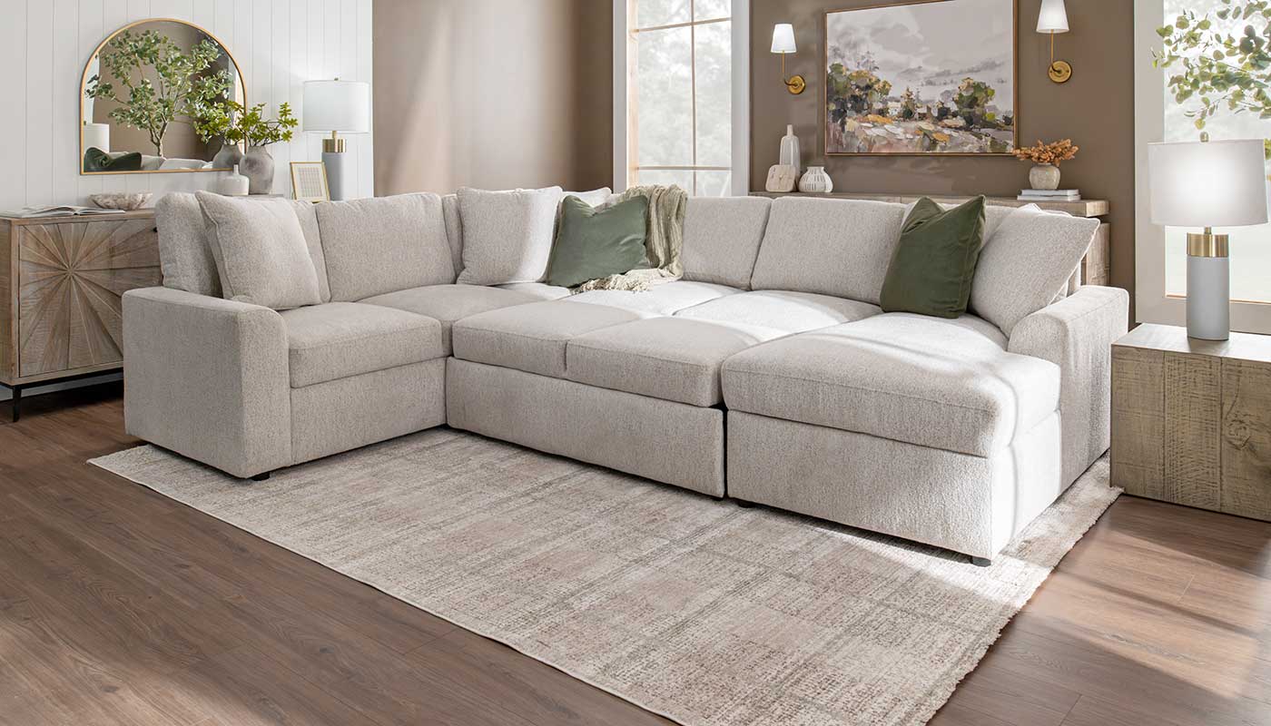 Ivy Trundle Sectional with Chaise