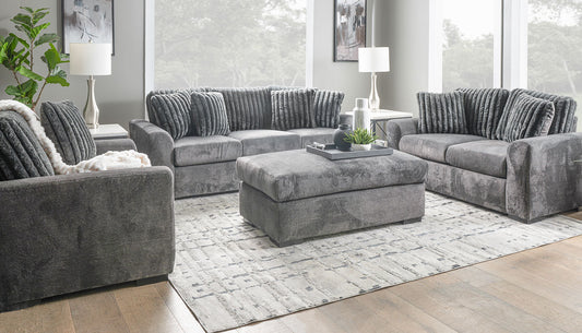 Mondo Gunmetal Sofa & Loveseat