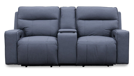 Ranger II Steel Blue Reclining Loveseat