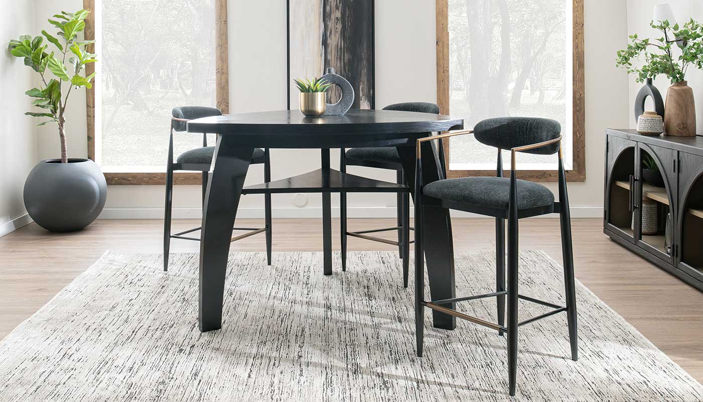 Triangle Bar Height Table & Chairs