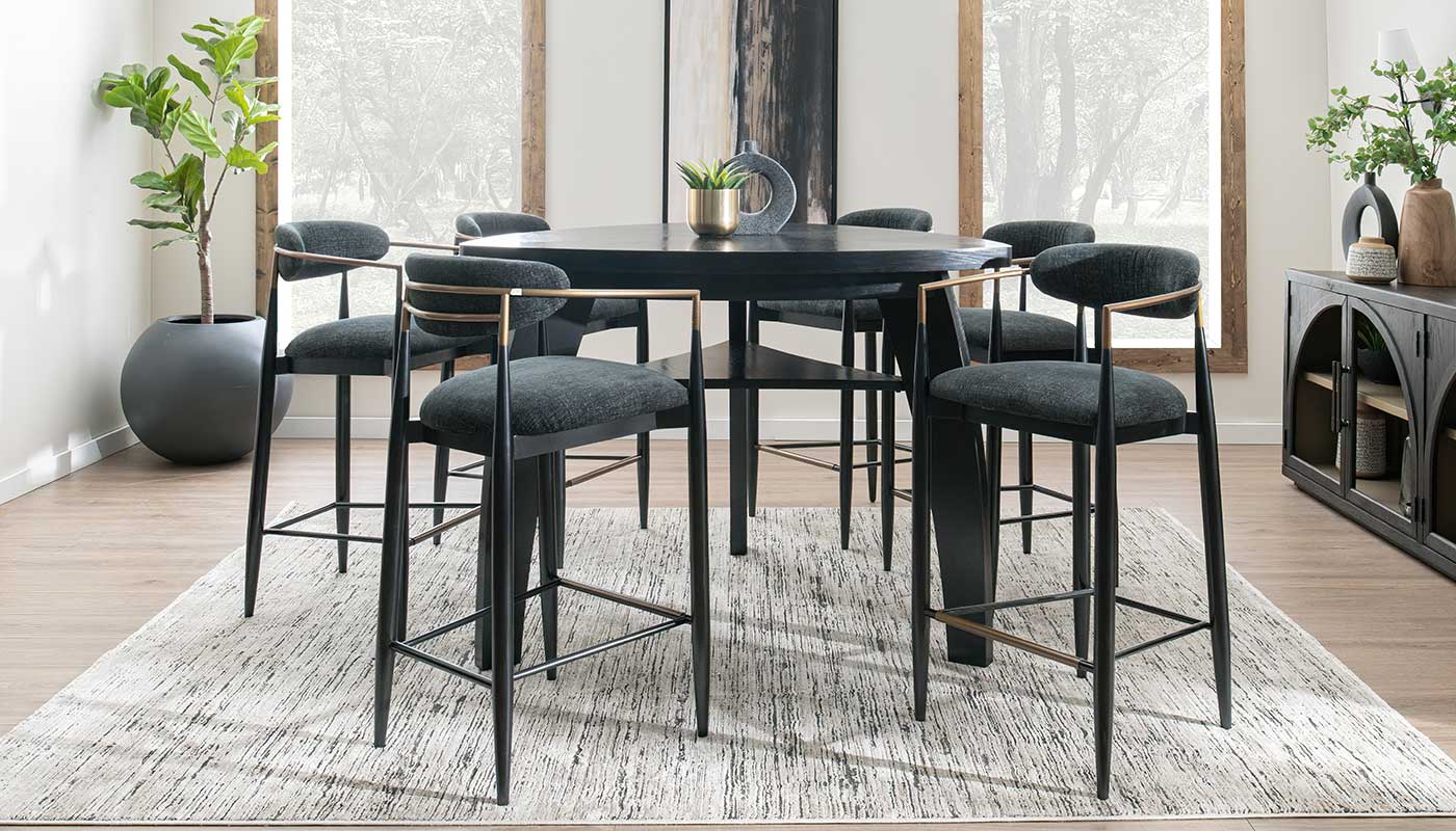 Triangle Bar Height Table & Chairs